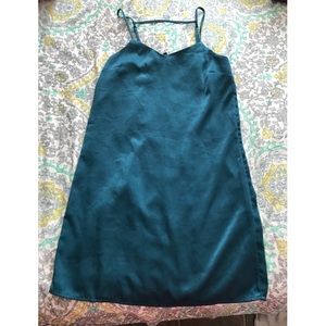 Loose turquoise with dress